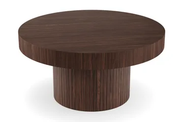 Kopparbo Runt Soffbord 90 cm - Valnöt - Products - Möbler - Bord & matgrupp - Soffbord