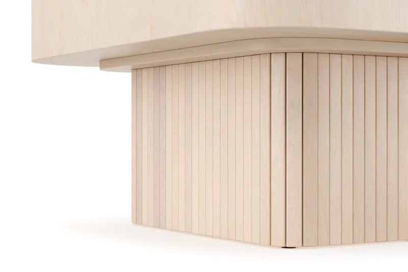 Kopparbo Soffbord 80 cm - Ljust vitlaserat ekträ - Products - Möbler - Bord & matgrupp - Soffbord