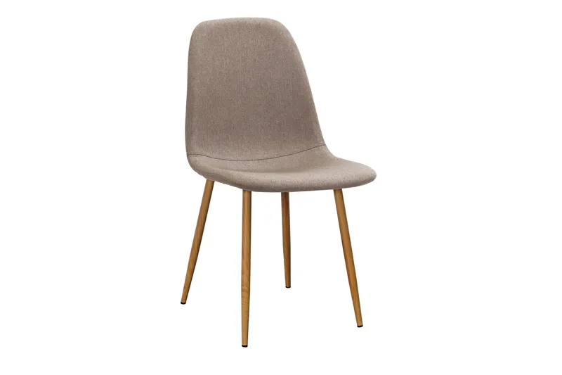 Kronblom Matbord 120 cm +  4 st Nibe stol brun med ek ben - Vit/Brun - Products - Möbler - Bord & matgrupp - Matgrupp