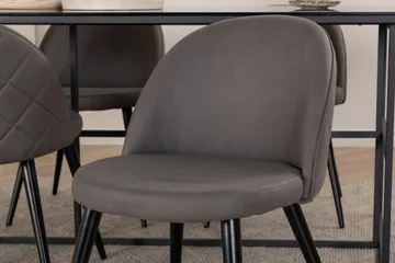 Leif matbord med 4st Velvet matstol - Products - Möbler - Bord & matgrupp - Matgrupp