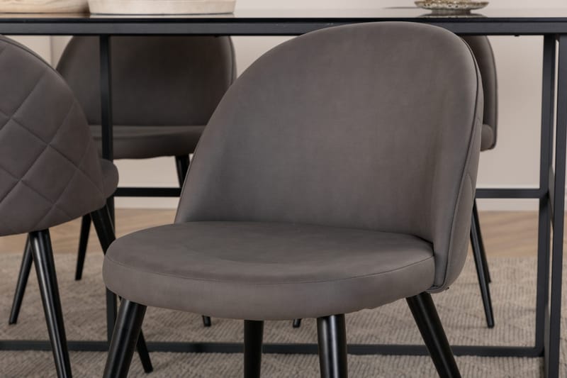 Leif matbord med 4st Velvet matstol - Products - Möbler - Bord & matgrupp - Matgrupp