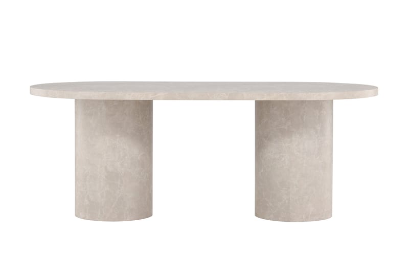 Matbord Peach Narvik Dining Table 100x200 cm - Beige Marblelook / Beige - Products - Möbler - Bord & matgrupp - Matbord & köksbord