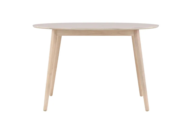 Matbord Peach Flora Dining Table ø120 - Whitewash / Veneer Whitewash