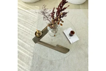 Mijara Soffbord 75 cm - Valnöt/Transparent - Products - Möbler - Bord & matgrupp - Soffbord