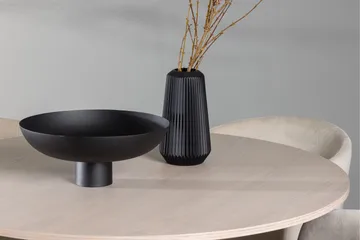 Olivia Matgrupp 110 cm Rund med 4 Berit stolar - Whitewash - Products - Möbler - Bord & matgrupp - Matgrupp