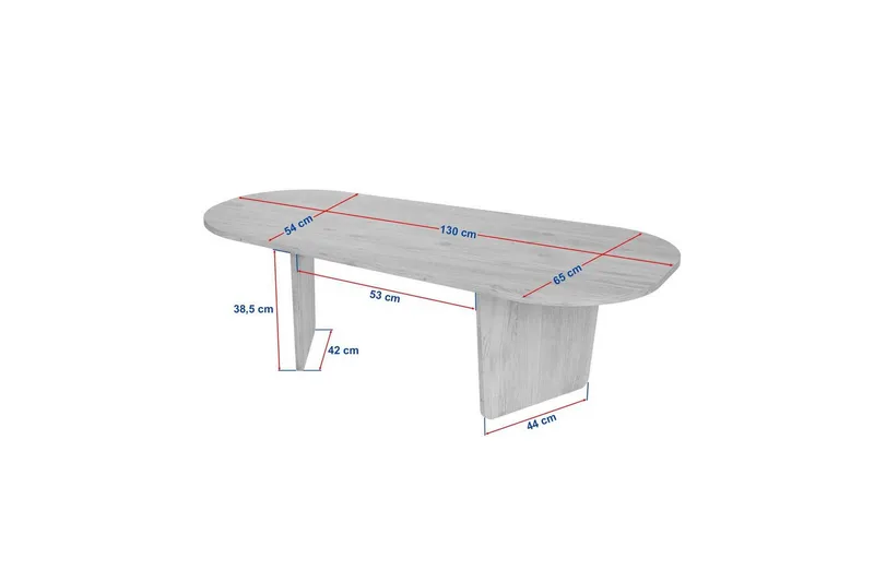 Omari Soffbord 130 cm - Brun - Products - Möbler - Bord & matgrupp - Soffbord