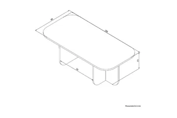 Orin Soffbord 120 cm - Beige - Products - Möbler - Bord & matgrupp - Soffbord