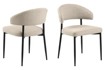 Peyra Matbord 200 cm Oval med 6 Sawako Stolar - Natur - Products - Möbler - Bord & matgrupp - Matgrupp