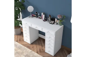 Ramender Sminkbord 120 cm - Vit - Products - Möbler - Bord & matgrupp - Sminkbord & toalettbord