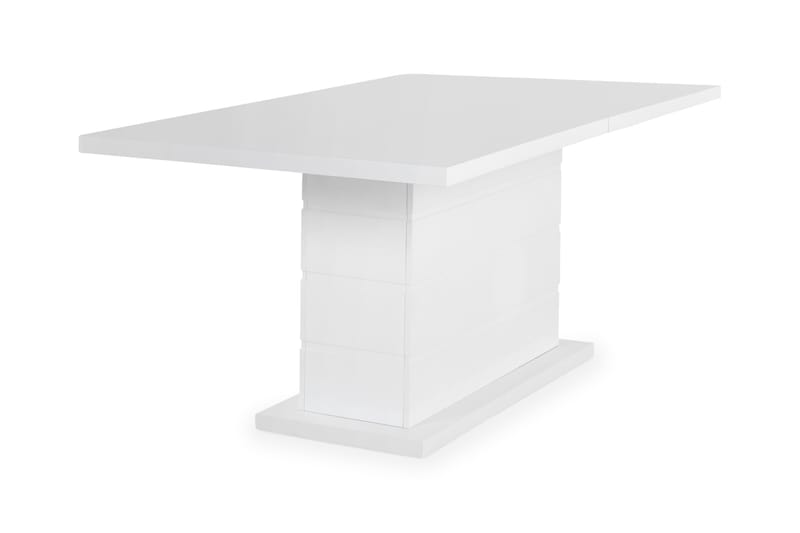 Ratliff Matbord 180 cm Förlängningsbart med illäggsskiva +  6 st Nibe stol beige med svarta ben - Vit/Beige - Products - Möbler - Bord & matgrupp - Matgrupp