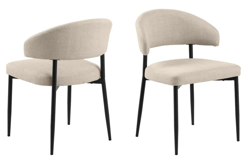 Richeto Matbord 240 cm med 6 Sawako Stolar - Ek - Products - Möbler - Bord & matgrupp - Matgrupp