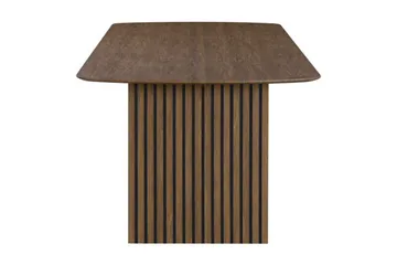 Richeto Matbord Rökt Ek 240 cm - Brun / Ribbad - Products - Möbler - Bord & matgrupp - Matbord & köksbord