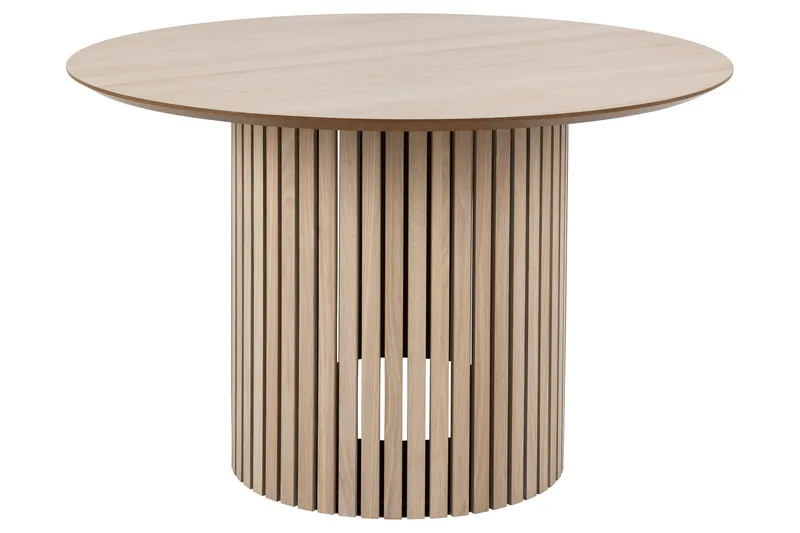 Sakie Matbord 120 cm Rund, Vit