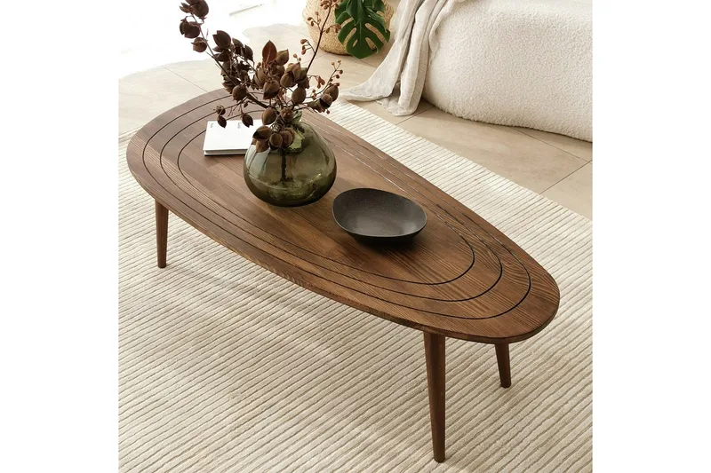 Saldus Soffbord 115 cm - Valnöt - Products - Möbler - Bord & matgrupp - Soffbord