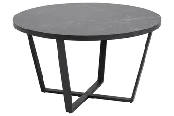 Sansi Soffbord 77 cm Rund - Svart - Products - Möbler - Bord & matgrupp - Soffbord