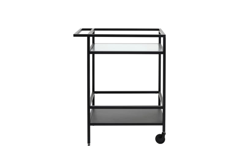 Gunnolf Drinkvagn 70x42 cm Rektangulär - Svart - Products - Möbler - Bord & matgrupp - Serveringsvagn & serveringsbord - Rullvagn, rullbord & serveringsbord