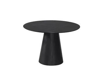 Siena Litet Matbord Runt 110cm Ekfanér - Svart - Products - Möbler - Bord & matgrupp - Matbord & köksbord