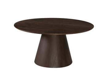 Siena Matgrupp runt 150 cm Rökt Ek med 6 Elsie Matstolar - Rökt ek/Vit - Products - Möbler - Bord & matgrupp - Matgrupp