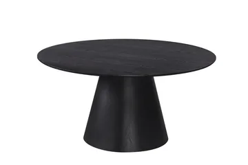 Siena Stort Matbord Runt 150cm Ekfanér - Svart - Products - Möbler - Bord & matgrupp - Matbord & köksbord