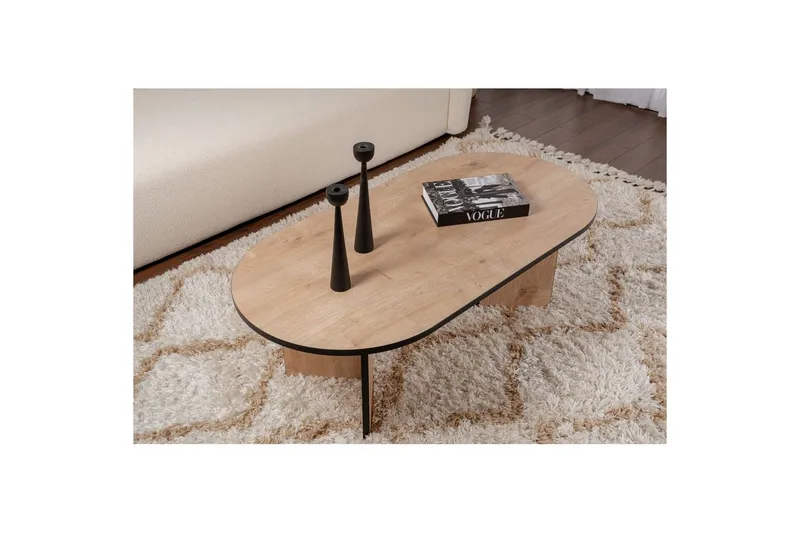 Soffbord Hasina Safirek Svart - Safirek Svart - Products - Möbler - Bord & matgrupp - Soffbord