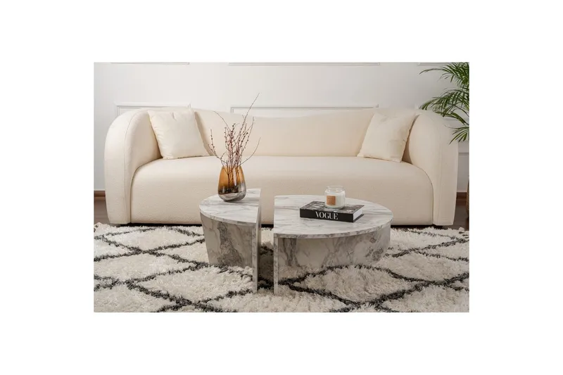 Soffbord Mukund Freesia Marble - Freesia Marble - Products - Möbler - Bord & matgrupp - Soffbord