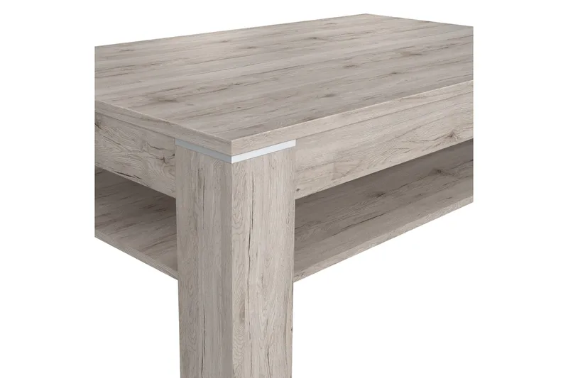 Perkhill Soffbord 120 cm med Förvaring Hylla - Brun/Natur - Products - Möbler - Bord & matgrupp - Soffbord - Soffbord med förvaring