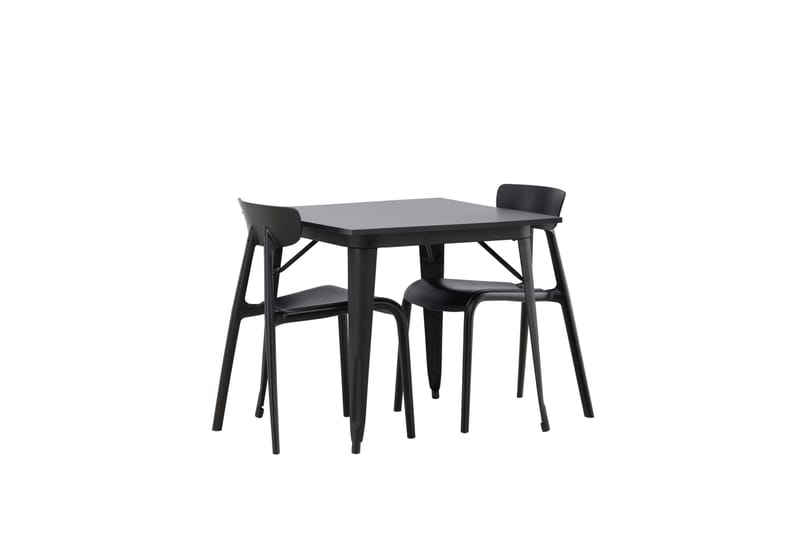 Tempe Matgrupp 80 cm Rektangulär med 2 Ursholmen stolar - Svart - Products - Möbler - Bord & matgrupp - Matgrupp