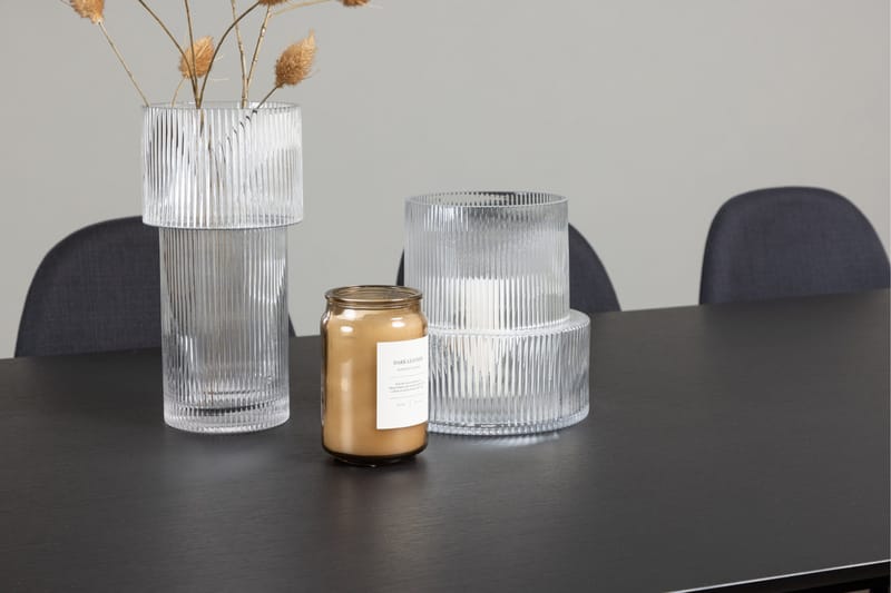 Vail Matgrupp 200 cm Rektangulär med 6 Polar stolar - Svart - Products - Möbler - Bord & matgrupp - Matgrupp