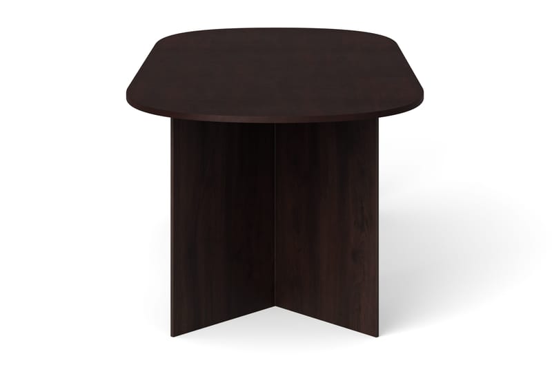 Vera Matbord Oval 220x100 cm Fanér - Rökt ek - Products - Möbler - Bord & matgrupp - Matbord & köksbord