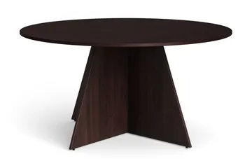 Vera Runt Matbord ø150 cm Fanér, Rökt ek