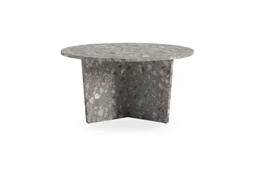 Wedge Runt Soffbord Sten 80 cm - Grå - Products - Möbler - Bord & matgrupp - Soffbord