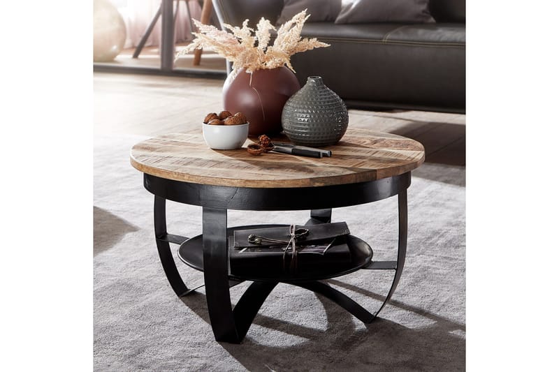 Willowdale Soffbord 60x34 cm med Förvaring Runt - Brun/Svart - Products - Möbler - Bord & matgrupp - Soffbord