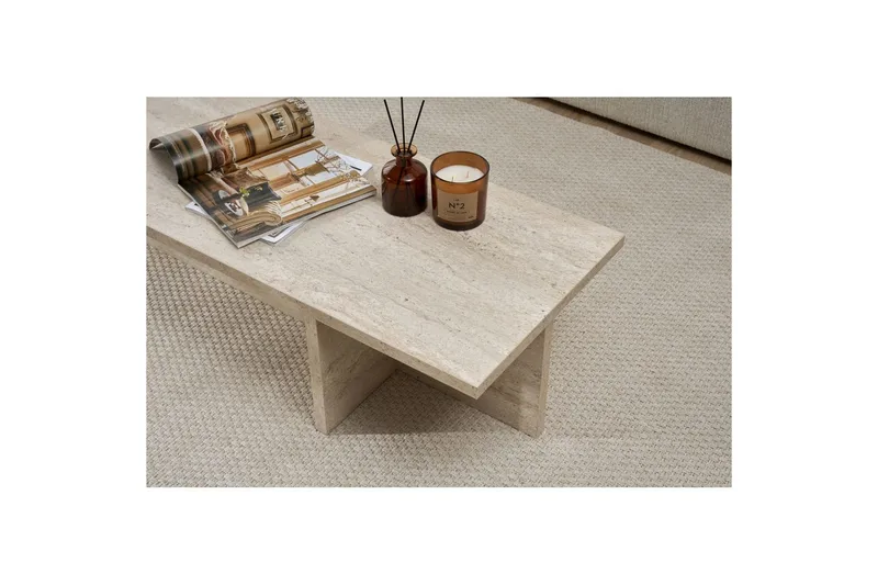 Zephral Soffbord 120 cm - Beige - Products - Möbler - Bord & matgrupp - Soffbord