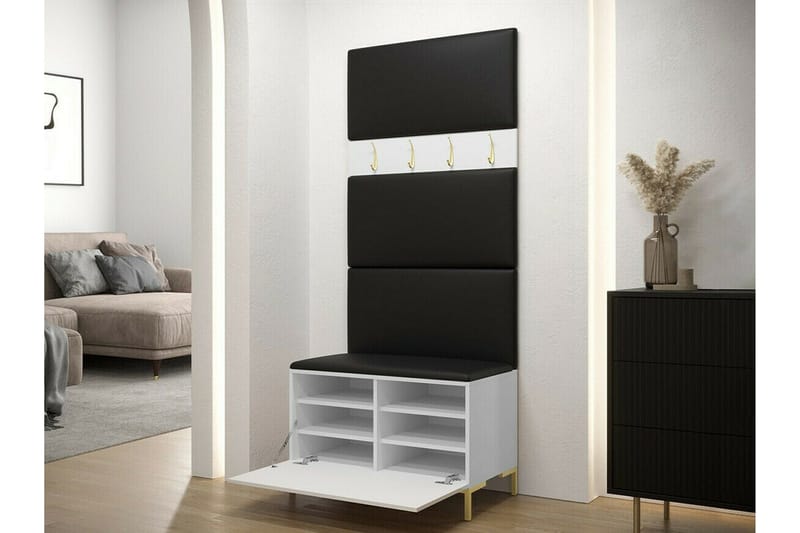 Dunvegan Hallmöbelset 84x46 cm White - Products - Möbler - Hallmöbler - Möbelset för hall & entre