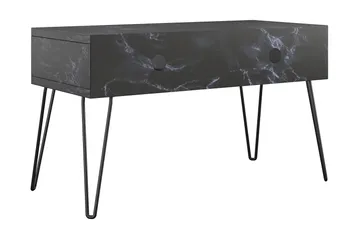 Athena Tv-bänk 107x50 cm Svart/Marmormönster - Novogratz - Products - Möbler - TV- & Mediamöbler - TV bänk & mediabänk