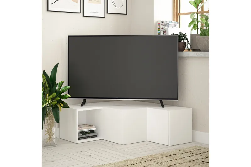 Bodsjö TV-Bänk 92 cm - Vit - Products - Möbler - TV- & Mediamöbler - TV bänk & mediabänk