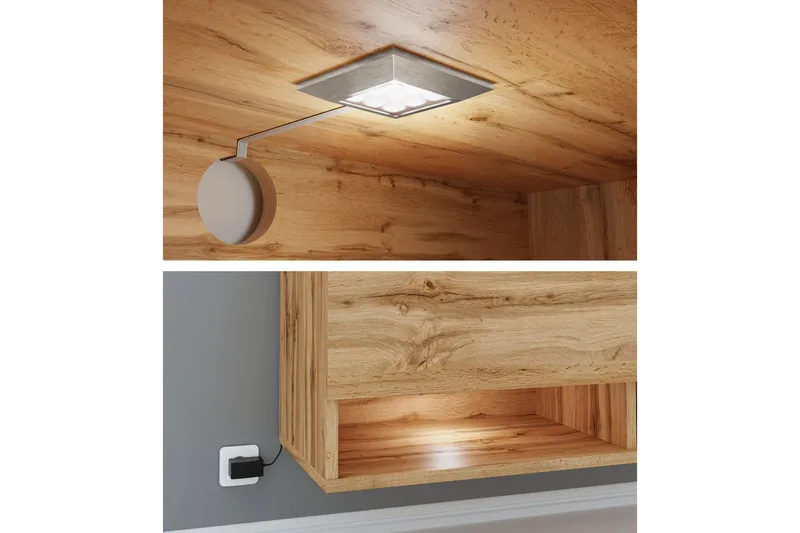 Brya Tv-skåp 180 cm - Vit/Natur - Products - Möbler - TV- & Mediamöbler - TV-skåp