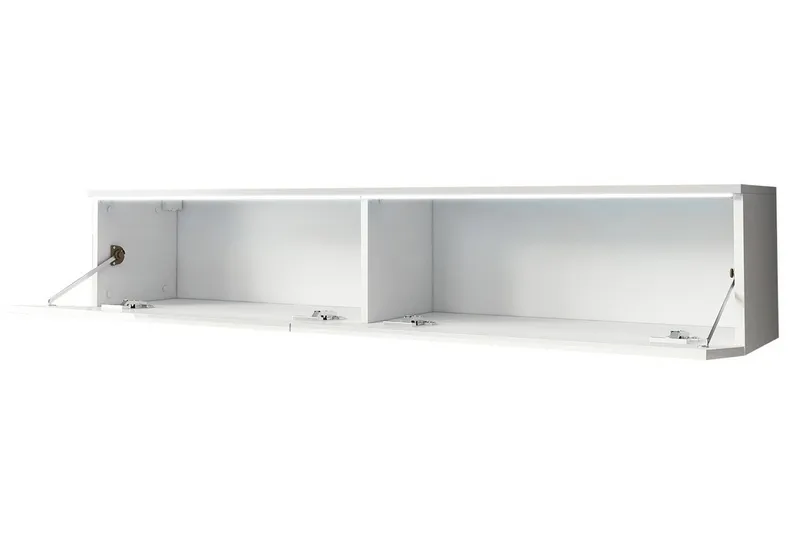 Cuguen TV-bänk 140x32x30 cm - Vit - Products - Möbler - TV- & Mediamöbler - TV bänk & mediabänk
