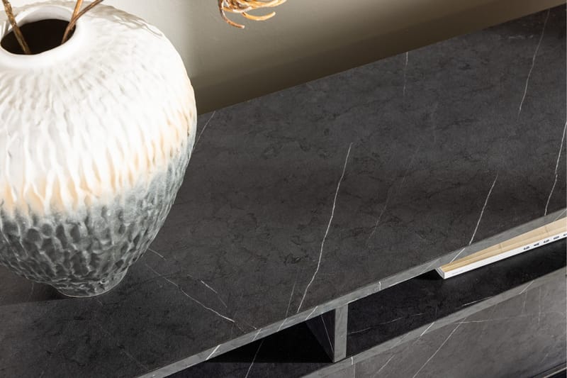 Girona Tv-bänk 180x40 cm - Svart - Products - Möbler - TV- & Mediamöbler - TV bänk & mediabänk