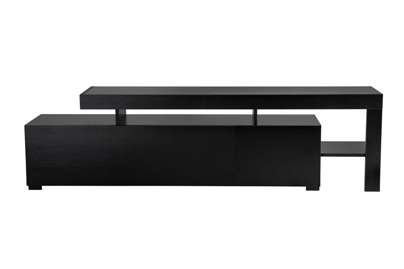 Jurukovo Tv-bänk 192x37 cm, Svart