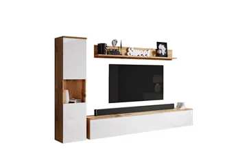 Kanehiro Tv-möbelset - Natur/Vit - Products - Möbler - TV- & Mediamöbler - TV-möbelset