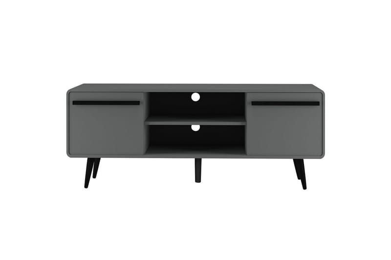 Lowboard Chantal Grå - Grå - Products - Möbler - TV- & Mediamöbler - TV bänk & mediabänk