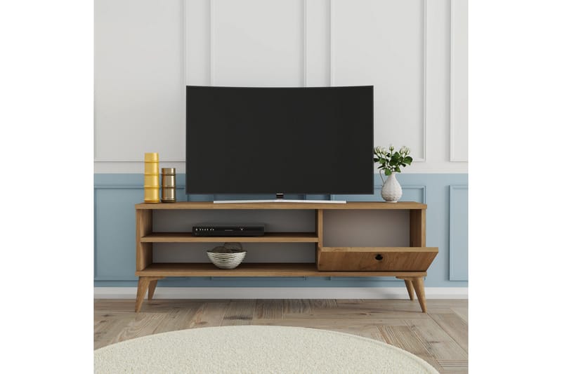Reyne Tv-bänk 120 cm - Natur - Products - Möbler - TV- & Mediamöbler - TV bänk & mediabänk
