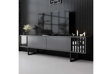 TV-bänk Jeval Antracit / Svart - Antracit / Svart - Products - Möbler - TV- & Mediamöbler - TV bänk & mediabänk