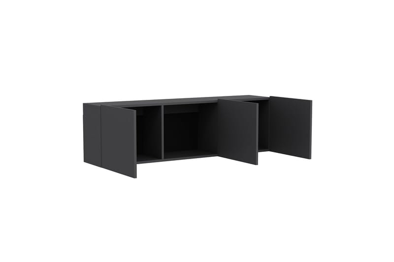 Bruce Tv-bänk 150x31 cm Svart - Hanah Home - Products - Möbler - TV- & Mediamöbler - TV bänk & mediabänk