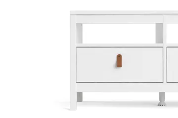 Vallvidera Tv-bänk 151 cm - Vit/Natur - Products - Möbler - TV- & Mediamöbler - TV bänk & mediabänk