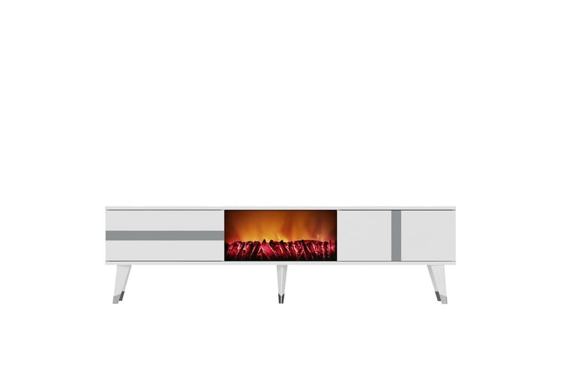 Vania Tv-bänk 150 cm - Silver - Products - Möbler - TV- & Mediamöbler - TV bänk & mediabänk
