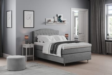 Belda Kontinentalsäng 120x200Fast - Grå - Products - Möbler - Säng - Enkelsäng