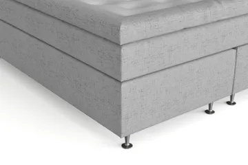 Belda Kontinentalsäng 120x200Fast - Ljusgrå - Products - Möbler - Säng - Enkelsäng