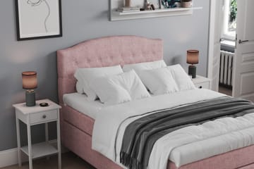 Belda Kontinentalsäng 140x200Fast - Rosa - Products - Möbler - Säng - Kontinentalsäng